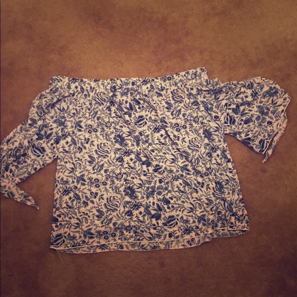 over the shoulder blouse